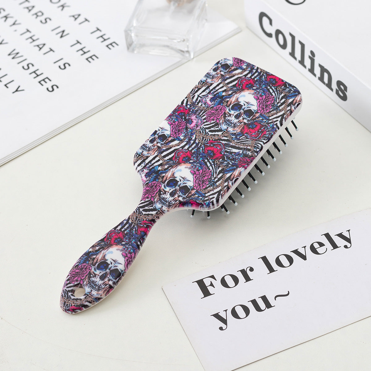 Wholesale Goth Theme Anti Static Hair Care Plastic Comb